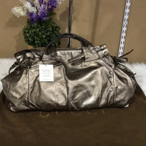 Gucci Med Hysteria Leather Tote - Picture 9 of 16